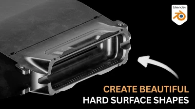 1-hour long hard surface modeling tutorial (modeling & full design process)