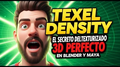 Texel Density El secreto del texturizado 3D perfecto en Blender y Maya ⭐ ⭐ ⭐ ⭐ ⭐