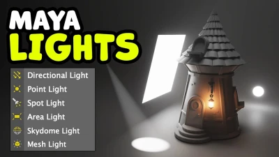 Maya Guía de Iluminación 2024 - Introducción a Arnold, Bloom, Niebla y Profundidad