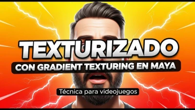 Texturizado con Gradient Texturing en Maya Técnica para Videojuegos ⭐ ⭐ ⭐ ⭐ ⭐