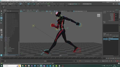 Animación Parkour Blocking en Maya Parte 1
