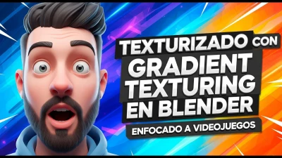 Texturizado con Gradient Texturing en Blender enfocado a Videojuegos ⭐ ⭐ ⭐ ⭐ ⭐